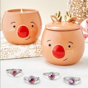 New Charmed Aroma REINDEER CANDLE Ring size 5